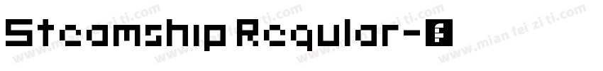 Steamship Regular字体转换